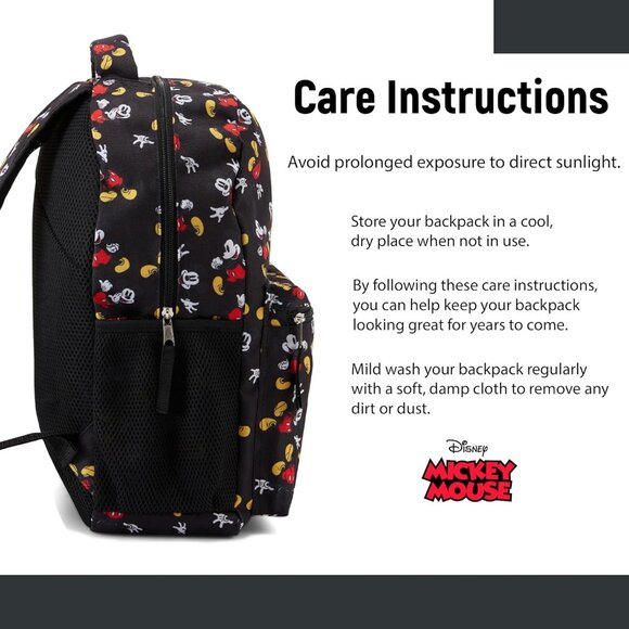 ⚡Disney Mickey Mouse Bookbag Backpack Mickey‎ and Minnie  display picture 1